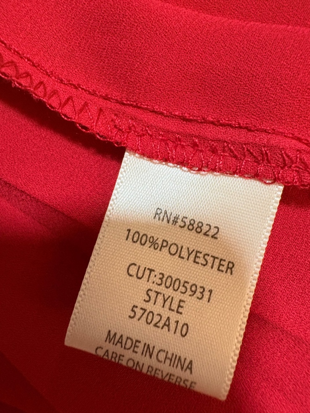 Red midi skirt Size small - Picture 4 of 7